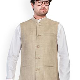 Authentics Mandarin Collar Nehru Jacket-46