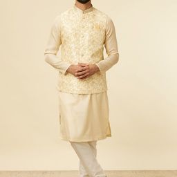 Manyavar Printed Nehru Jacket-41