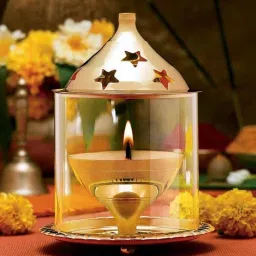 2 INCH HEIGHT Akhand Diya Brass Table Diya-image-89