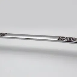Rab Black & Silver Toned Textured Glossy Finish Rust Proof Door Handle-1