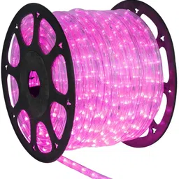 ENORMITY Pink Rice Shaped LED String Lights Rope-0