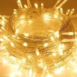 SPARK WORLD Yellow Rice Shape String Lights-42