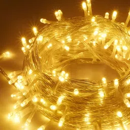ENORMITY Yellow Rice Shape String Lights-1
