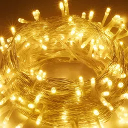 SPARK WORLD Yellow Rice-Shaped LED String Light-28