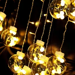 SPARK WORLD Yellow Bulb-Shaped String Lights-22