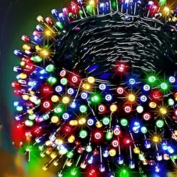 ENORMITY Green & Red Rice Shape Ladi String Light-21