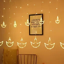 SPARK WORLD 138 Yellow Diya Shaped LED String Lights-14
