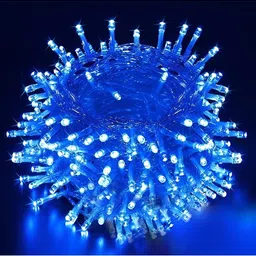 ENORMITY Blue Rice Shape String Lights image 1