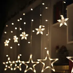 ENORMITY Yellow Star Shape String Lights image 1