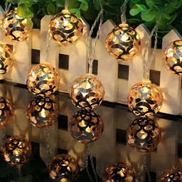 ENORMITY  Yellow Ball Shaped  LED String Lights image 1