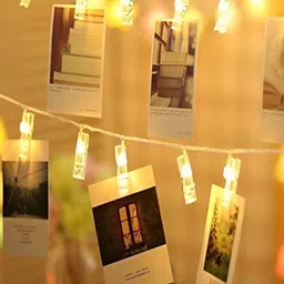 SPARK WORLD Photo Clip-Shaped String Lights image 1