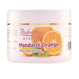 Anherb Natural Mandarin Orange Massage Cream with Vitamin A & E - 45 g-52