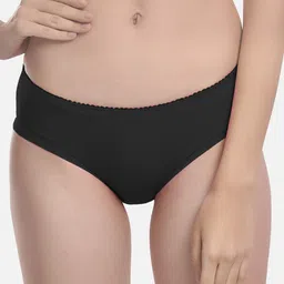 FIMS Women Anti Microbial Hipster Briefs Chinki_Panty_Black-picture-38