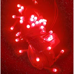 ENORMITY Red Rice Shape String Lights image 2