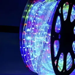 SPARK WORLD Red And Blue Rice Shaped LED String Lights Rope image 2
