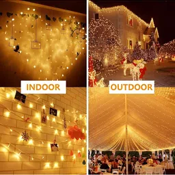 SPARK WORLD Yellow Rice Shape LED Fairy String Lights image 2