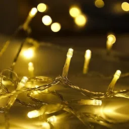 SPARK WORLD Yellow Rice Shape String Lights image 2