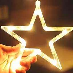 SPARK WORLD Yellow Diya Shaped String Lights image 3