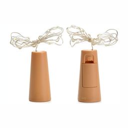 SPARK WORLD Beige Rice-Shaped String Lights image 3