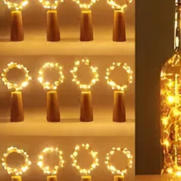 SPARK WORLD Yellow & White Rice Shape String Light image 2