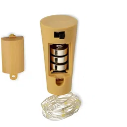 ENORMITY Yellow Rice Shaped  Cork LED String Lights image 2