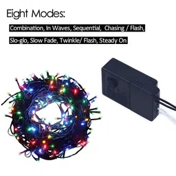 SPARK WORLD Red & Green LED String Lights image 5