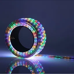 ENORMITY Blue & Red Rice Shape String Lights image 3