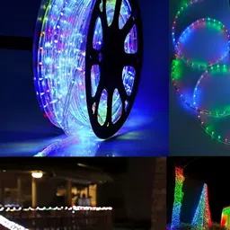 ENORMITY Red & Green Rice Shape String Lights image 3