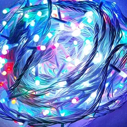 SPARK WORLD Red & Green Rice Shape LED Fairy String Lights image 3