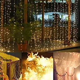 SPARK WORLD Yellow Rice Shape String Lights image 3