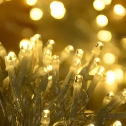 SPARK WORLD Yellow Rice Shaped Bulb String Lights image 3