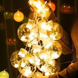 SPARK WORLD Yellow Bulb-Shaped String Lights image 3