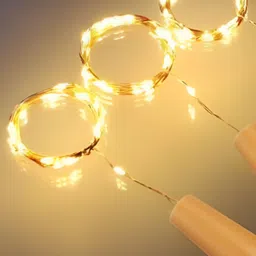 ENORMITY 3Pcs Brown Rice Shape String Lights image 3