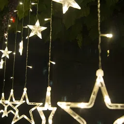 SPARK WORLD Yellow Star shaped String Lights image 4