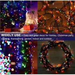 SPARK WORLD Red & Green LED String Lights image 3