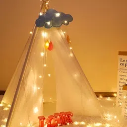 SPARK WORLD Yellow Rice Shaped Bulb String Lights image 2