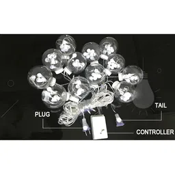 SPARK WORLD Yellow Bulb-Shaped String Lights image 4