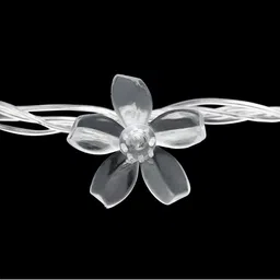 SPARK WORLD White Flower Shape String Lights image 4
