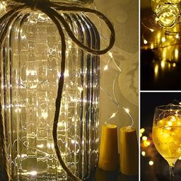 SPARK WORLD Yellow Rice Shape LED String Lights image 4