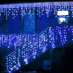 SPARK WORLD Blue Rice Shape String Lights image 5