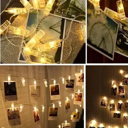 SPARK WORLD Photo Clip-Shaped String Lights image 4