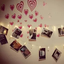 SPARK WORLD Yellow Photo Clip String Lights image 3