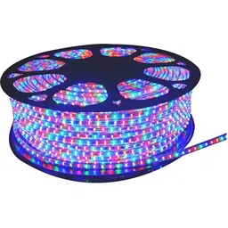 ENORMITY Blue & Red Rice Shape String Lights image 4