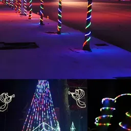 ENORMITY Red & Green Rice Shape String Lights image 5