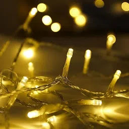 SPARK WORLD Yellow Rice Shape LED Fairy String Lights image 4