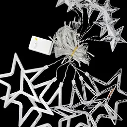 SPARK WORLD Yellow Star-Shaped String Lights image 4