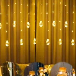 SPARK WORLD Yellow Ball Shaped String Lights image 2