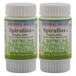 Herbal Hills Spirulina 60 Tablets Pack of 2-57