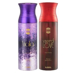 Ajmal Set Of 2 Viola & Sacred Love Deodorant Sprays-9