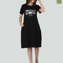 Duchess Pack Of 2 Printed Cotton T-shirt Nightdress-picture-28